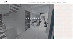 Desktop Screenshot of a7arquitectura.com